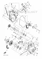 SPOOR AANDRIJVING 2 voor Yamaha SIDEWINDER X-TX LE 141 2017