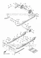 SPOOR OPHANGING 1 voor Yamaha SIDEWINDER X-TX LE 141 2017