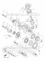 KRUKAS / ZUIGER voor Yamaha SRVIPER M-TX SE 153 2016
