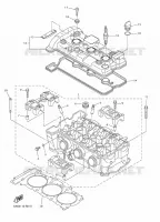 CILINDERKOP voor Yamaha SRVIPER R-TX DX 2017
