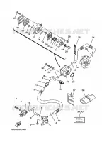 BRANDSTOF SYSTEEM 2 voor Yamaha F4A Manual Starter, Tiller Handle, Manual Tilt, Shaft 20