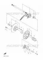 SECUNDAIRE POELIE voor Yamaha SRVIPER S-TX DX 146 2016
