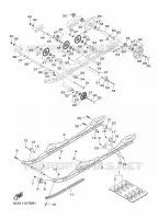 SPOOR OPHANGING 1 voor Yamaha SRVIPER S-TX DX 146 2016
