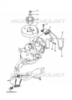 DYNAMO voor Yamaha F4A 4 Stroke, Manual Starter, Tiller Handle, Manual Tilt 2002