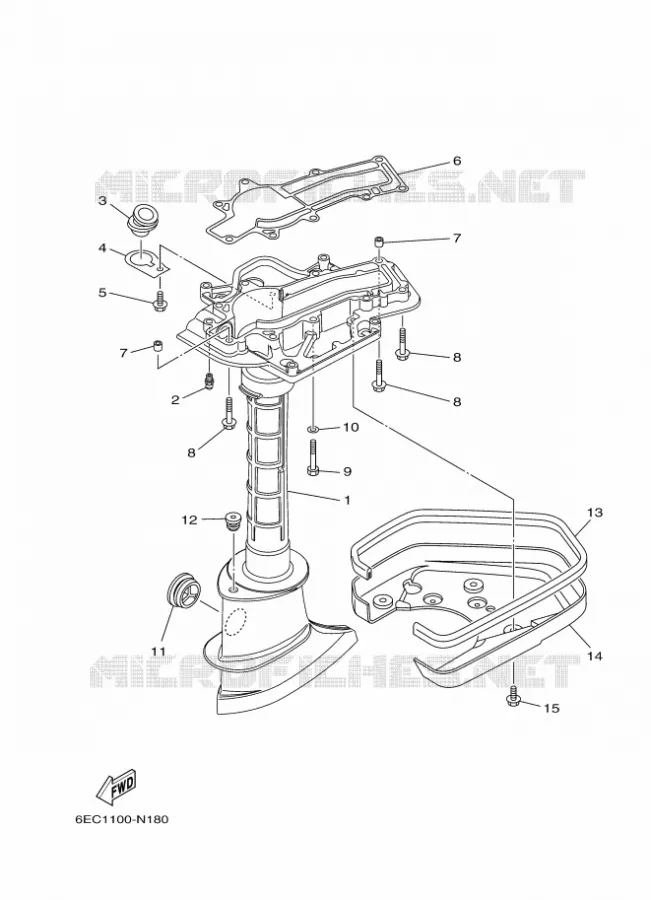 DEKSEL Yamaha OUTBOARD ENGINES 4hp (2.9kW) 2016 F4  F4BMHL