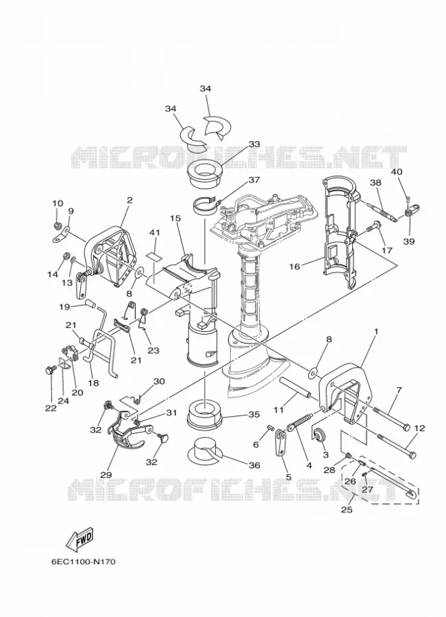 HOUDER Yamaha OUTBOARD ENGINES 4hp (2.9kW) 2015 F4  F4BMHL