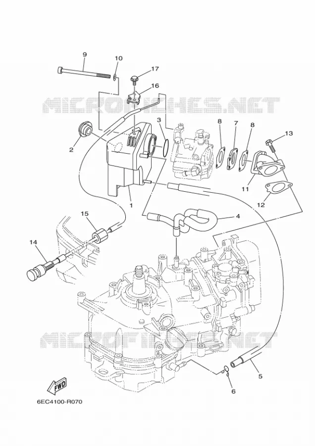 INLAAT Yamaha OUTBOARD ENGINES 5hp (3.7kW) 2019 F5  F5AMHL