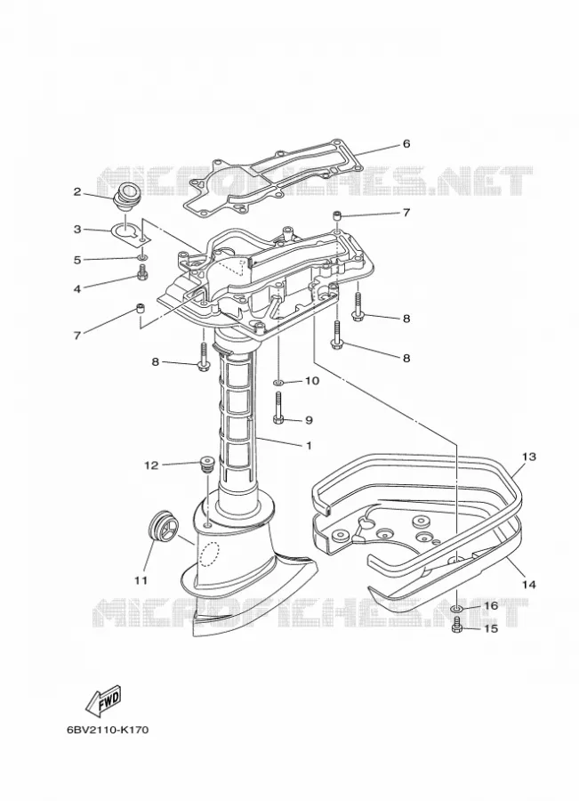 DEKSEL Yamaha OUTBOARD ENGINES 5hp (3.7kW) 2013 F5  F5AMHS