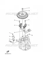DYNAMO voor Yamaha F6A Manual Starter, Tiller Handle, Manual Tilt, Shaft 20