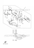 AFSTANDSBEDIENING voor Yamaha 15F 2 Cylinder, Manual Starter, Tiller Handle, Manual Tilt, Pre-Mixing, Shaft 15