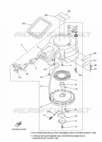 STARTMOTOR voor Yamaha 15F 2 Cylinder, Manual Starter, Tiller Handle, Manual Tilt, Pre-Mixing, Shaft 15