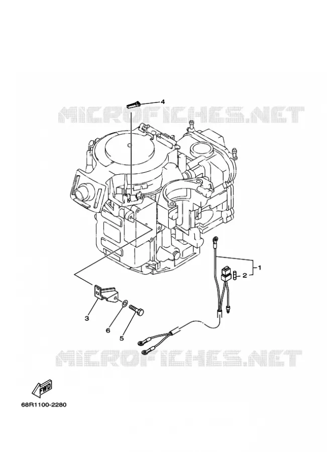 OPTIONELE ONDERDELEN 2 Yamaha OUTBOARD ENGINES 6hp (4.4kW) 2006 F6  F6A