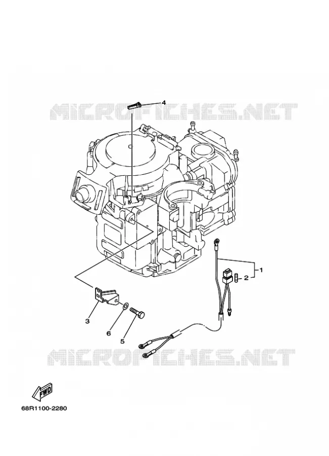 OPTIONELE ONDERDELEN 2 Yamaha OUTBOARD ENGINES 6hp (4.4kW) 2006 F6  F6AMHL