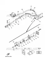 CARBURATEUR  voor Yamaha F6A Manual Starter, Tiller Handle, Manual Tilt, Shaft 20