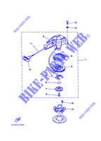 STARTMOTOR voor Yamaha 2B Manual Starter, Tiller Handle, Manual Tilt, Pre-Mixing, Shaft 15