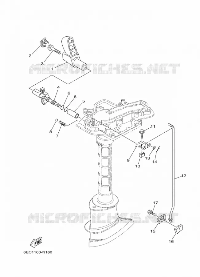 GASBEDIENING Yamaha OUTBOARD ENGINES 6hp (4.4kW) 2018 F6  F6CMHS