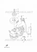 DYNAMO voor Yamaha F6C Manual Starter, Tiller Handle, Manual Tilt, Shaft 15