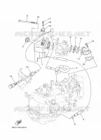 INLAAT voor Yamaha F6C Manual Starter, Tiller Handle, Manual Tilt, Shaft 15