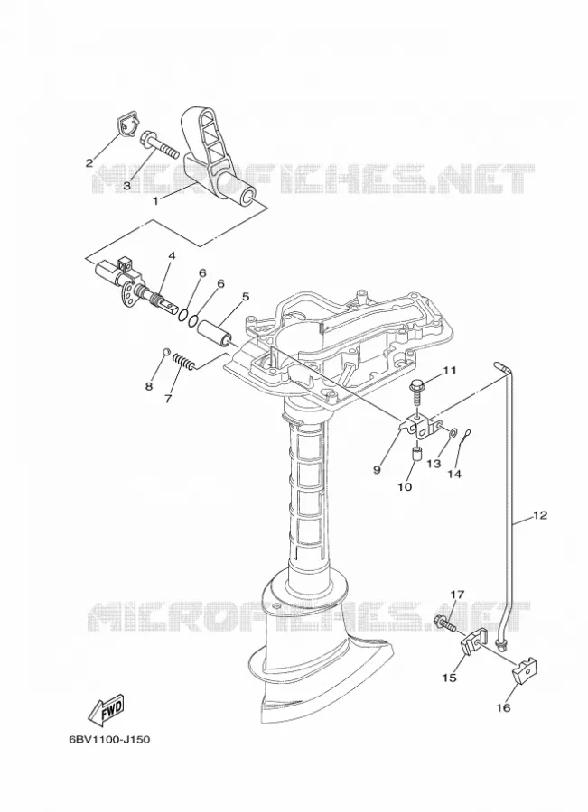 GASBEDIENING Yamaha OUTBOARD ENGINES 6hp (4.4kW) 2012 F6  F6CMHS