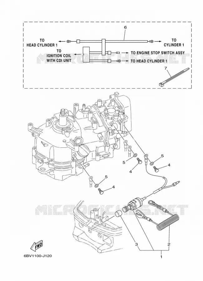 ELECTRISCH  Yamaha OUTBOARD ENGINES 6hp (4.4kW) 2011 F6  F6CMHS