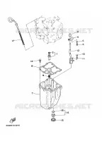 VENTILATEUR D'HUILE voor Yamaha F8B 4 Stroke, Manual Start 1999