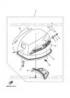 BOVENKAP voor Yamaha F8C 4 Stroke 2001