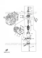 STARTMOTOR voor Yamaha F8C 4 Stroke 2001