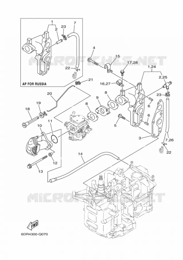 INLAAT Yamaha OUTBOARD ENGINES 8hp (5.9kW) 2017 F8  F8FMHS