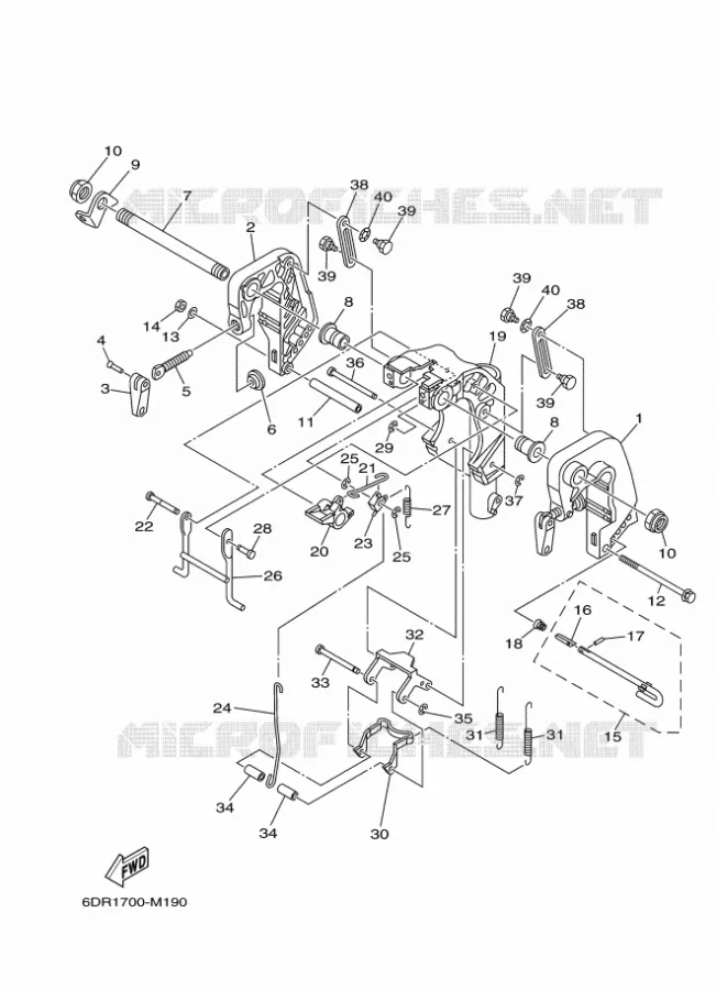 HOUDER 1 Yamaha OUTBOARD ENGINES 8hp (5.9kW) 2017 F8  F8FMHL