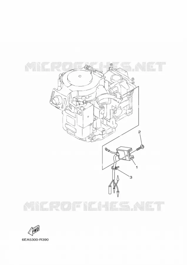 OPTIONELE ONDERDELEN 3 Yamaha OUTBOARD ENGINES 8hp (5.9kW) 2017 F8  F8FMHL
