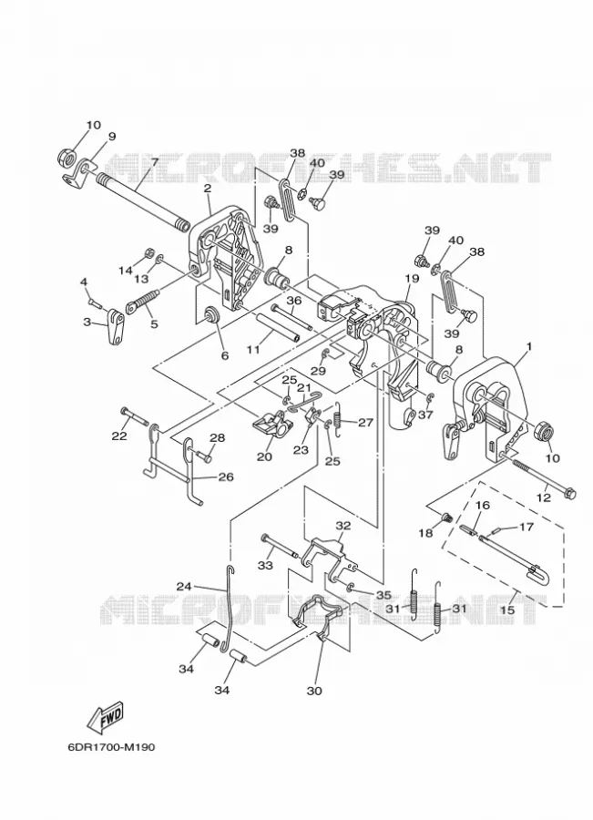 HOUDER 1 Yamaha OUTBOARD ENGINES 8hp (5.9kW) 2015 F8  F8FMHS