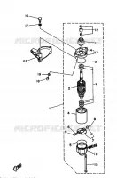 STARTMOTOR voor Yamaha F9.9B 4 Stroke 1996