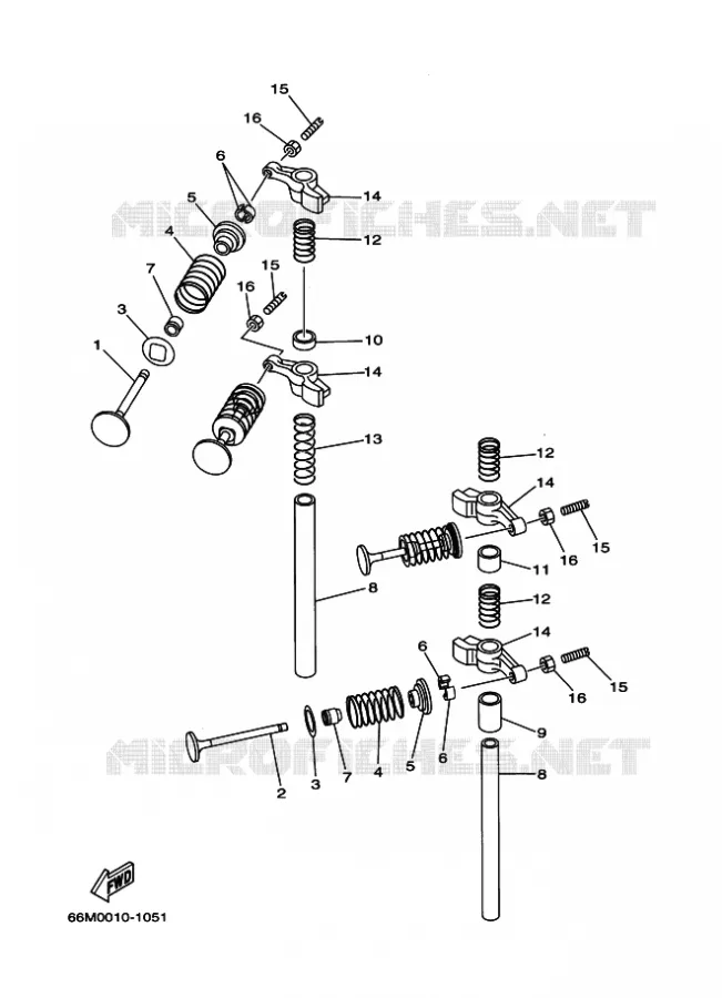 KLEPPEN Yamaha OUTBOARD ENGINES 9.9hp (7.3kW) 2005 F9.9  F9.9CEL