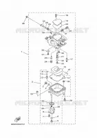 CARBURATEUR voor Yamaha F9.9C 4 Stroke 2002