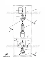 STARTMOTOR voor Yamaha F9.9C 4 Stroke 2002