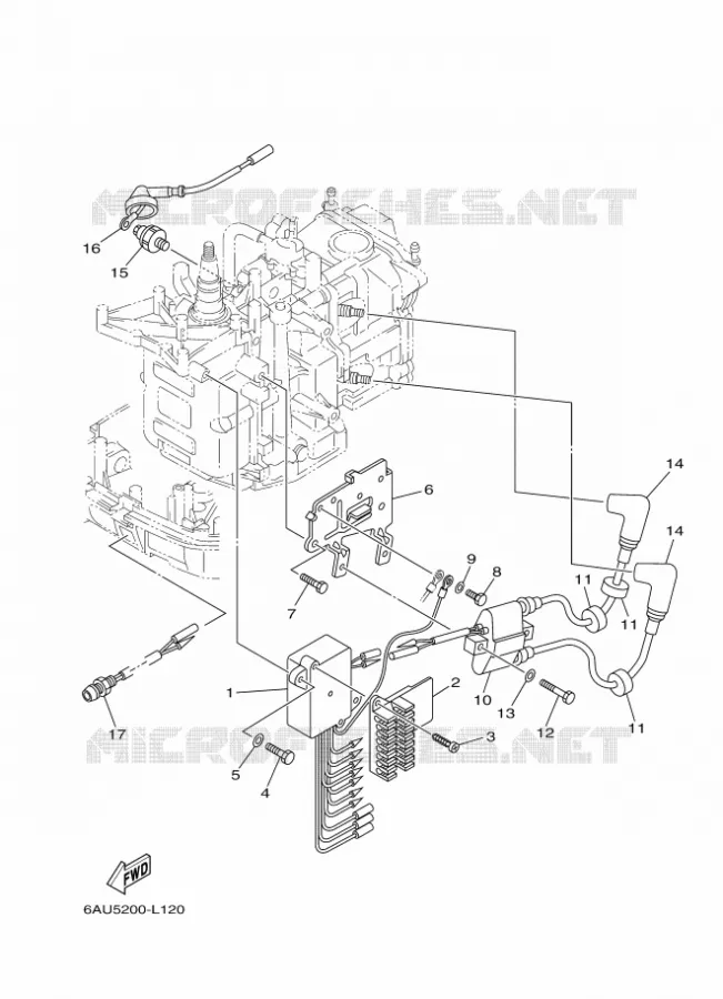 ELECTRISCH 1 Yamaha OUTBOARD ENGINES 9.9hp (7.3kW) 2012 F9.9  F9.9FMHL