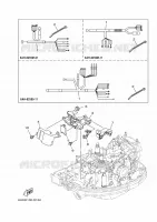 ELECTRISCH 3 voor Yamaha F9.9H Manual Starter, Tiller Handle, Manual Tilt, Shaft 15