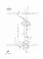 REPARATIESET 2 voor Yamaha F9.9J Electric Starter, Remote control, Manual Tilt, Shaft 15