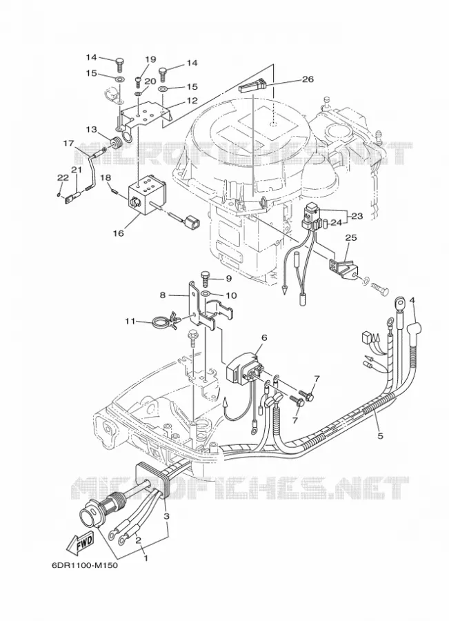 ELECTRISCH 2 Yamaha OUTBOARD ENGINES 9.9hp (7.3kW) 2013 F9.9  F9.9JEL