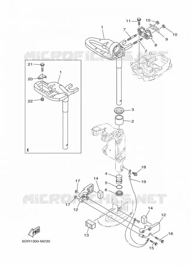 HOUDER 2 Yamaha OUTBOARD ENGINES 9.9hp (7.3kW) 2013 F9.9  F9.9JEL