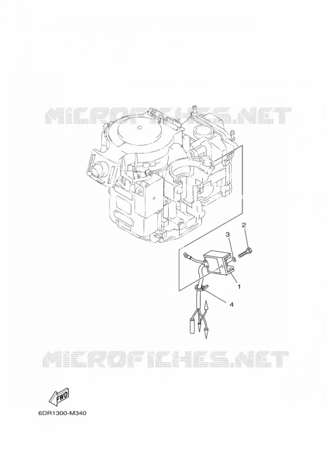 OPTIONELE ONDERDELEN 3 Yamaha OUTBOARD ENGINES 8hp (5.9kW) 2015 FT8  FT8GMHL