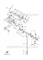 GASBEDIENING voor Yamaha FT9.9D 4 Stroke High Thrust 2000