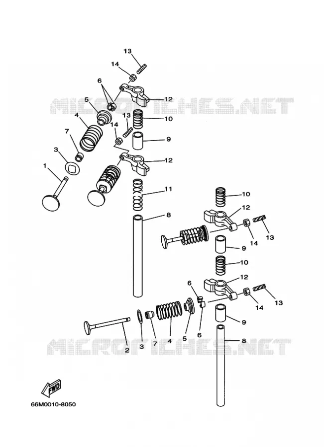 KLEPPEN Yamaha OUTBOARD ENGINES 9.9hp (7.3kW) 2000 FT9.9  FT9.9D
