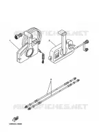 AFSTANDSBEDIENING voor Yamaha FT9.9D 4 Stroke High Thrust, Manual Start, Manual Tilt, Tiller Handle 1999
