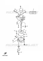REPARATIESET 2 voor Yamaha FT9.9D 4 Stroke High Thrust, Manual Start, Manual Tilt, Tiller Handle 1999