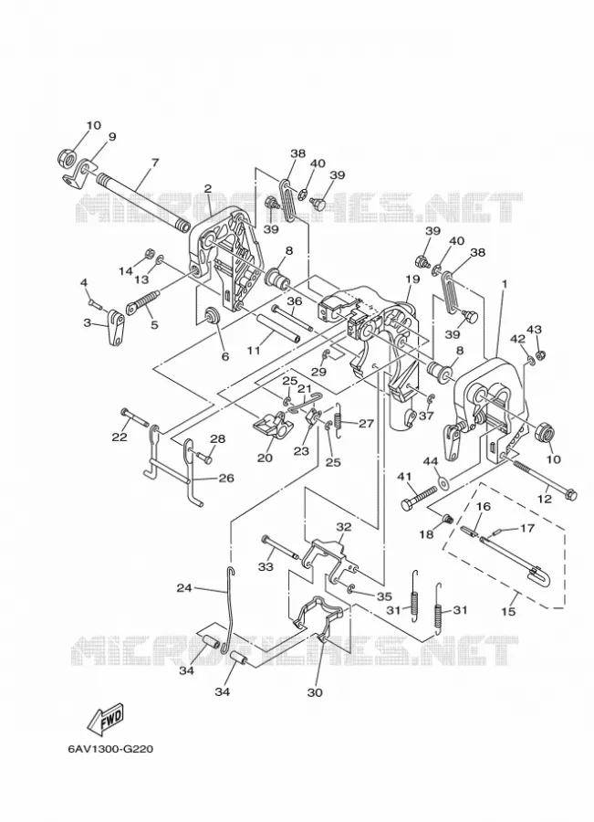 HOUDER 1 Yamaha OUTBOARD ENGINES 9.9hp (7.3kW) 2011 FT9.9  FT9.9GEX