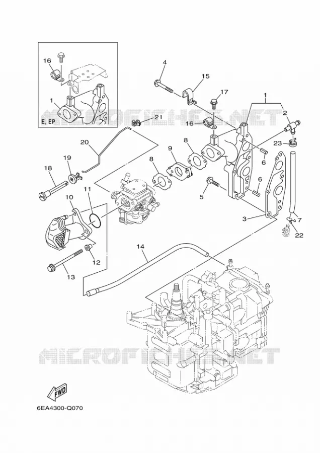 INLAAT Yamaha OUTBOARD ENGINES 9.9hp (7.3kW) 2018 FT9.9  FT9.9LMHX