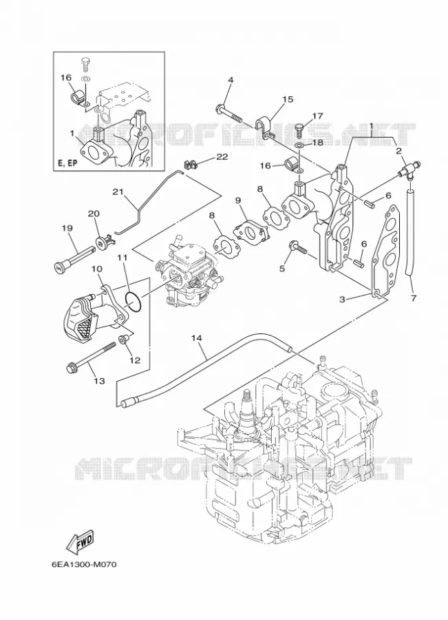 INLAAT Yamaha OUTBOARD ENGINES 9.9hp (7.3kW) 2014 FT9.9  FT9.9LEPL
