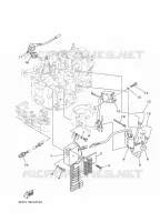 ELECTRISCH 1 voor Yamaha FT9.9L High Thrust, Manual Starter, Tiller Handle, Manual Tilt, Shaft 20
