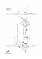 REPARATIESET 2 voor Yamaha FT9.9L High Thrust, Manual Starter, Tiller Handle, Manual Tilt, Shaft 20